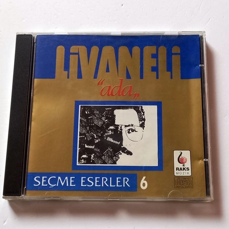 ZÜLFÜ LİVANELİ - ADA / SEÇME ESERLER 6 - CD RAKS MÜZİK 2.EL