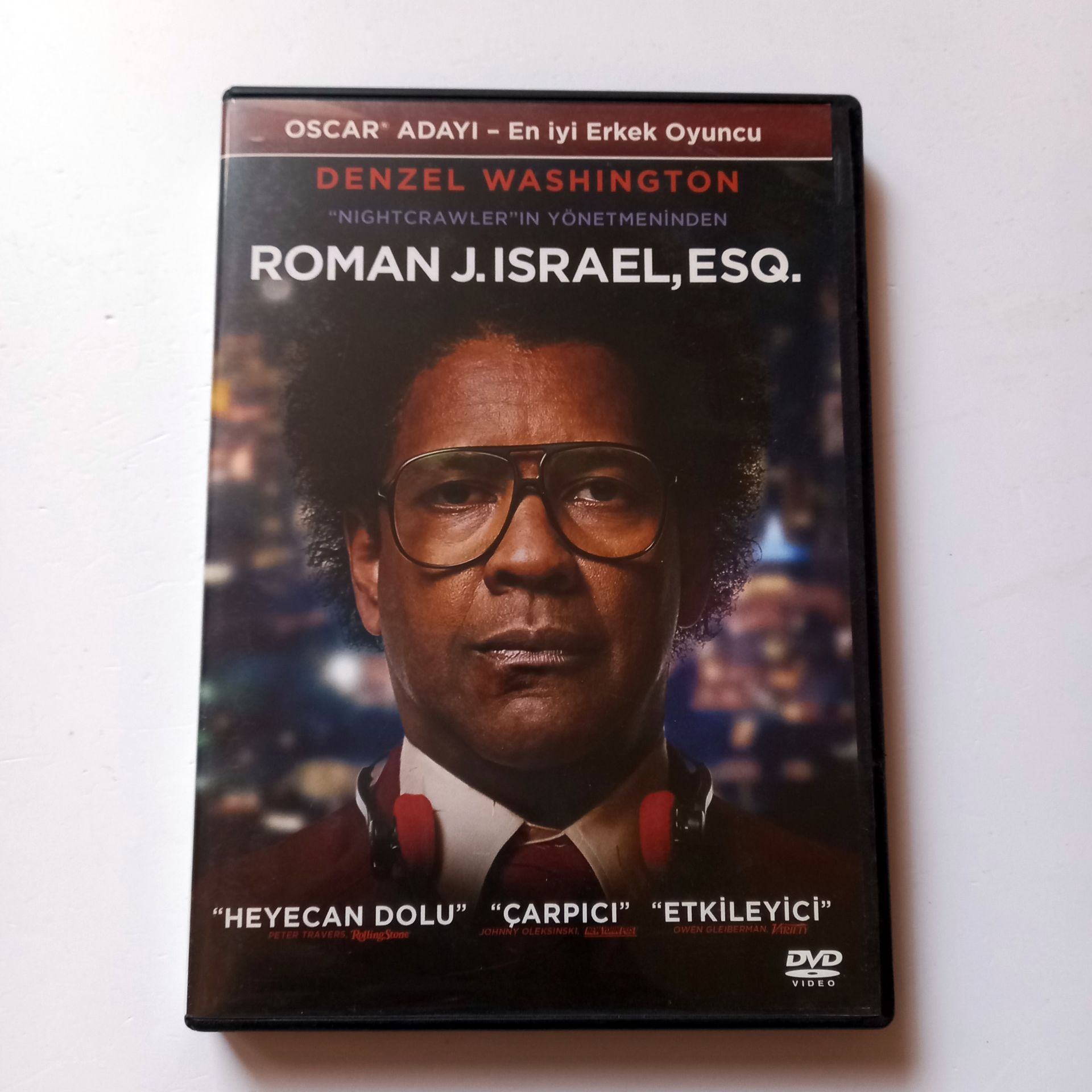 ROMAN J. ISRAEL, ESQ. - DENZEL WASHINGTON, COLIN FARRELL, YÖN.: DAN GILROY - DVD 2.EL