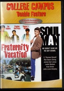 COLLEGE CAMPUS DOUBLE FEATURE: FRATERNITY VACATION & SOUL MAN - 2 FİLM DVD 2.EL 1.BÖLGE TÜRKÇE ALTYAZI YOKTUR