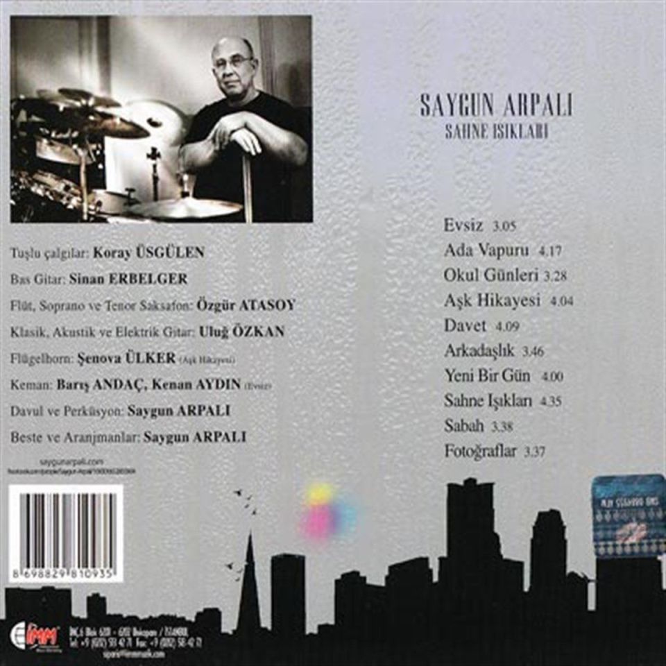 SAYGUN ARPALI - SAHNE IŞIKLARI CD (2011) - CD 2.EL