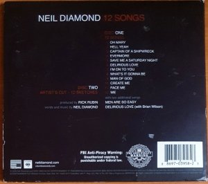 NEIL DIAMOND - 12 SONGS / LIMITED EDITION (2006) - 2CD 2.EL