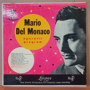 MARIO DEL MONACO - OPERATIC PROGRAM - LP 2.EL PLAK
