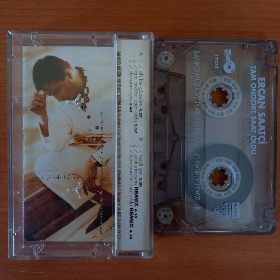 ERCAN SAATÇİ - TAM ONDÖRT SAAT OLDU (1996) - KASET 2. EL