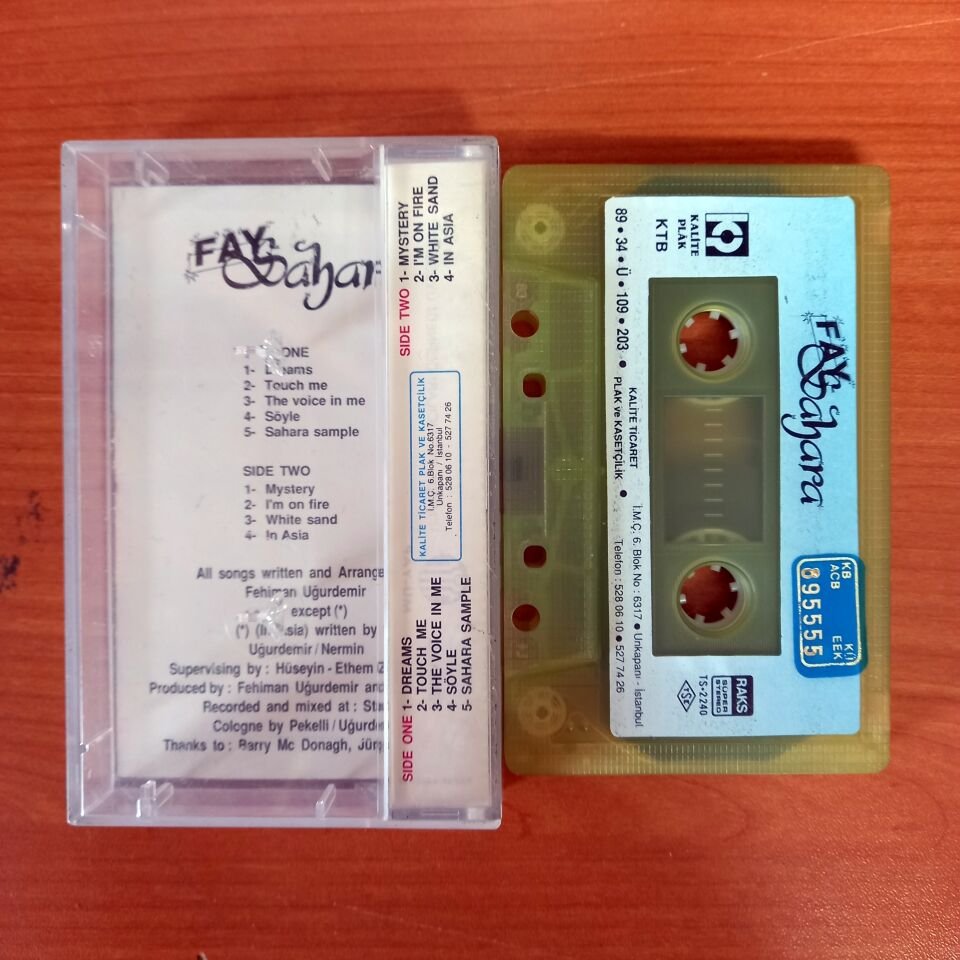 FEHİMAN UĞURDEMİR – FAY SAHARA (1989) - KASET 2.EL