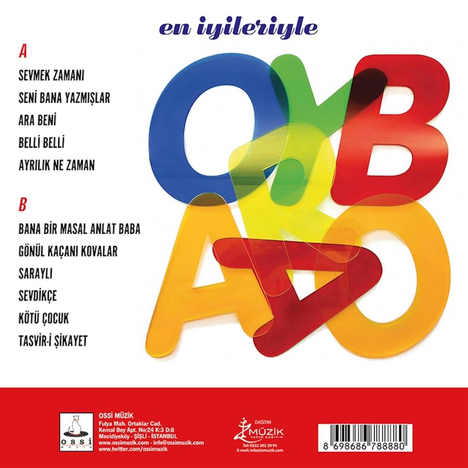 OYA BORA - EN İYİLERİYLE - LP COMPILATION 2025 BASIM SIFIR PLAK