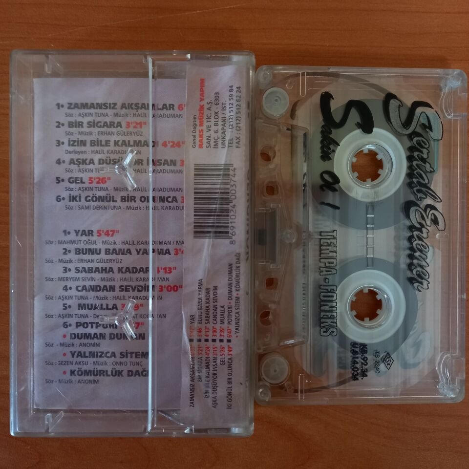 NEVESER GERGİNOK - ZAMANSIZ AŞKLAR (1992) - KASET 2. EL