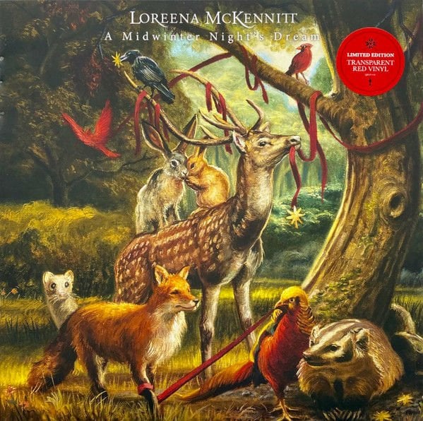 LOREENA MCKENNITT - A MIDWINTER NIGHT'S DREAM (2008) - LP 2022 RED COLOURED EDITION SIFIR PLAK