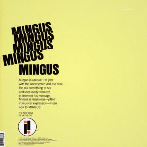 CHARLES MINGUS – MINGUS MINGUS MINGUS MINGUS MINGUS (1964) - LP 2019 IMPULSE SIFIR PLAK