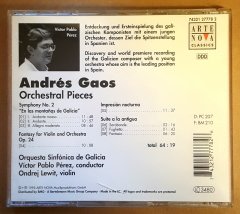 ANDRES GAOS - ORCHESTRAL PIECES - CD 2.EL