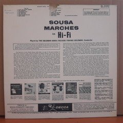 SOUSA MARCHES IN HI-FI - THE GOLDMAN BAND - LP 2.EL PLAK