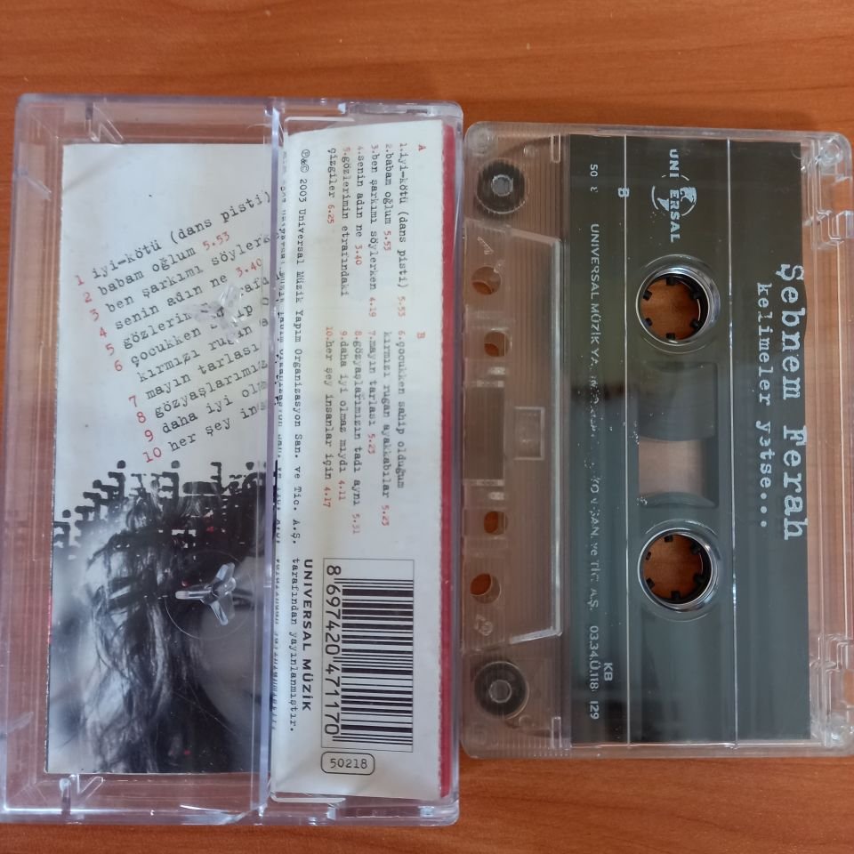 ŞEBNEM FERAH - KELİMELER YETSE... (2003) - KASET 2. EL