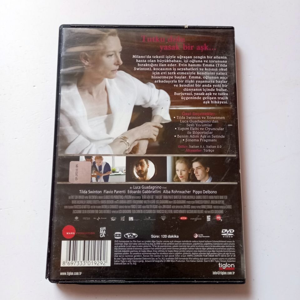 BENİM ADIM AŞK - I AM LOVE - TILDA SWINTON, FLAVIO PARENTI, EDOARDO GABBRIELLINI, YÖN.: LUCA GUADAGNINO - DVD 2.EL