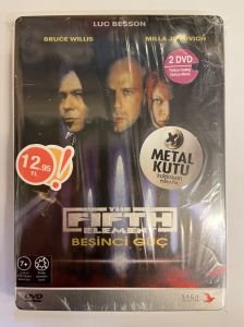 THE FIFTH ELEMENT - BEŞİNCİ GÜÇ - LUC BESSON - 2 DİSK STEELBOOK METAL KUTU DVD AMBALAJINDA SIFIR