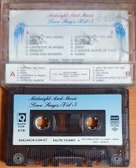 MIDNIGHT AND MUSIC / LOVE SONG'S VOL 5 (1988) - KASET KALİTE 2.EL
