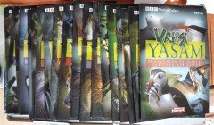 VAHŞİ YAŞAM - BELGESEL - BBC 20 DVD+ KİTAPÇIK KUTU 2.EL