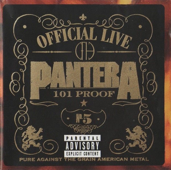 PANTERA - OFFICIAL LIVE: 101 PROOF (1997) - REISSUE CD SIFIR