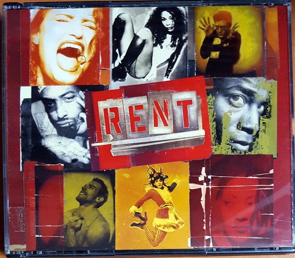 RENT BY JONATHAN LARSON / ORIGINAL BROADWAY CAST RECORDING (1996) DREAMWORKS 2CD 2.EL