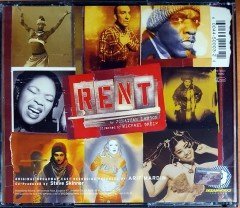 RENT BY JONATHAN LARSON / ORIGINAL BROADWAY CAST RECORDING (1996) DREAMWORKS 2CD 2.EL