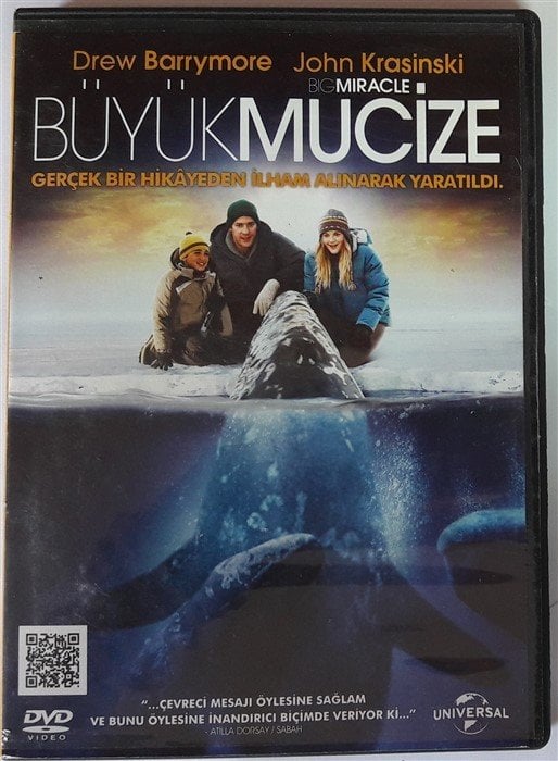 BÜYÜK MUCİZE - BIG MIRACLE - DREW BARRYMORE - DVD 2.EL