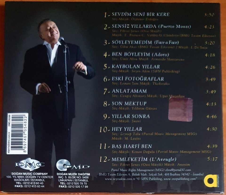 ÖMÜR GÖKSEL - ÖMÜRLÜK ŞARKILAR - CD 2.EL