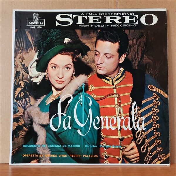 LA GENERALA / AMADEO VIVES, PERRÍN, PALACIOS (1960) - LP 2.EL PLAK