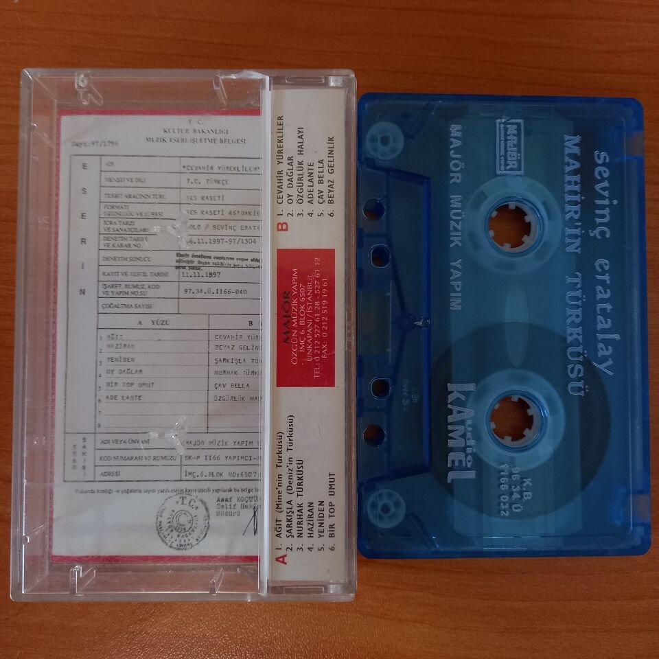 SEVİNÇ ERATALAY - MAHİR'İN TÜRKÜSÜ (1996) - KASET 2. EL