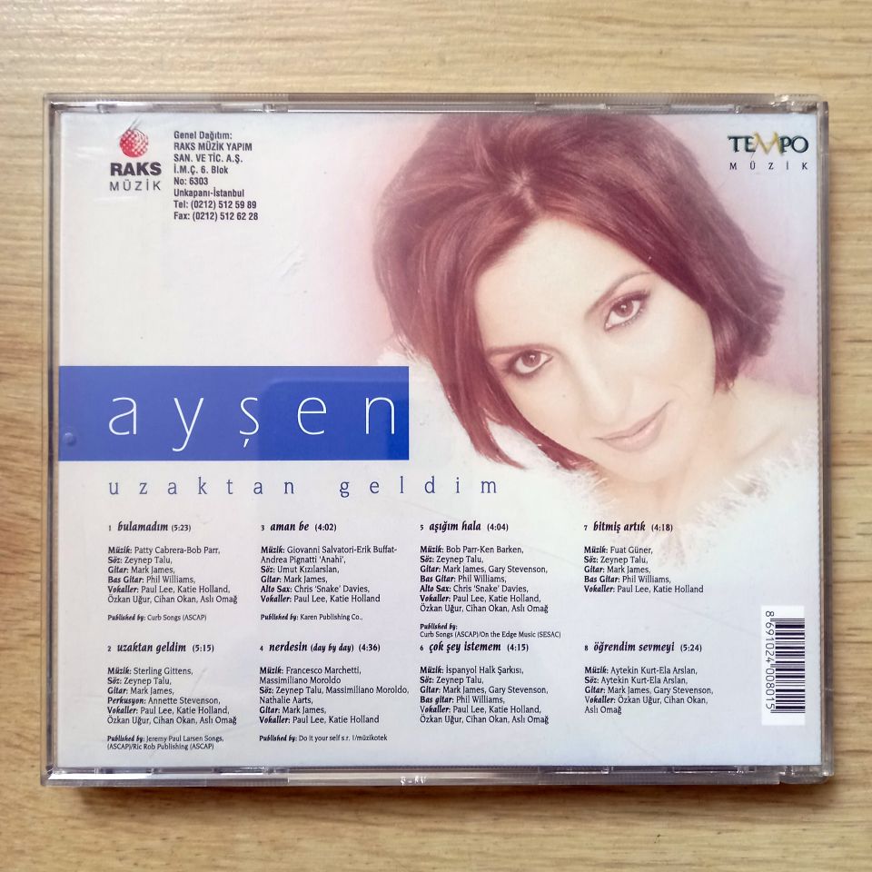 AYŞEN – UZAKTAN GELDİM (1997) - CD 2.EL