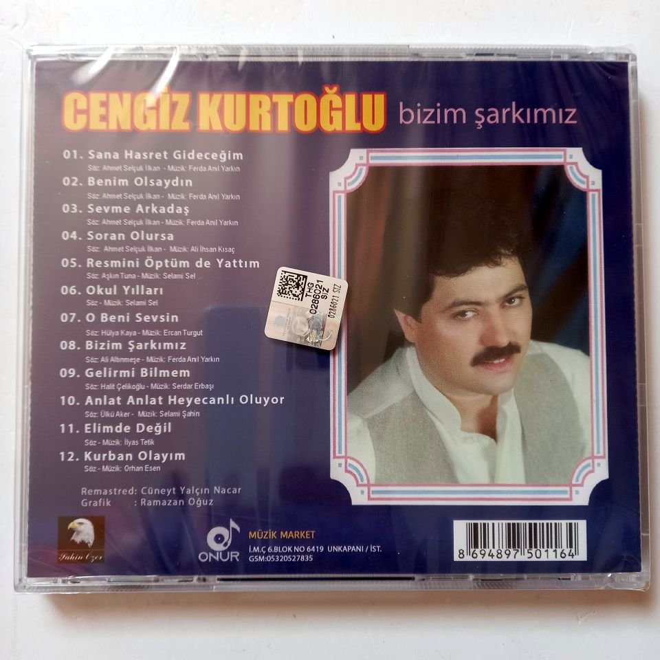 CENGİZ KURTOĞLU - BİZİM ŞARKIMIZ (1988) - CD 2024 SIFIR