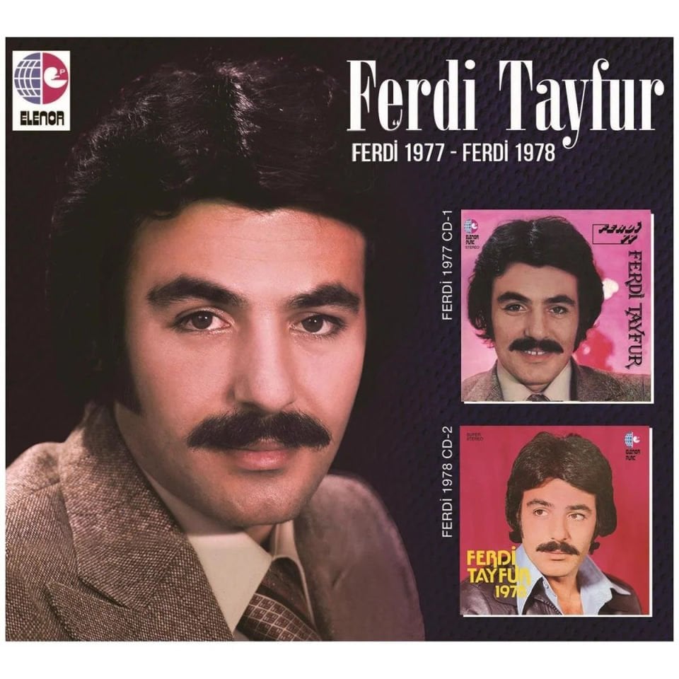 FERDİ TAYFUR - FERDİ 1977 & FERDİ 1978 - 2CD BOX YENİ BASIM DIGIPACK SIFIR