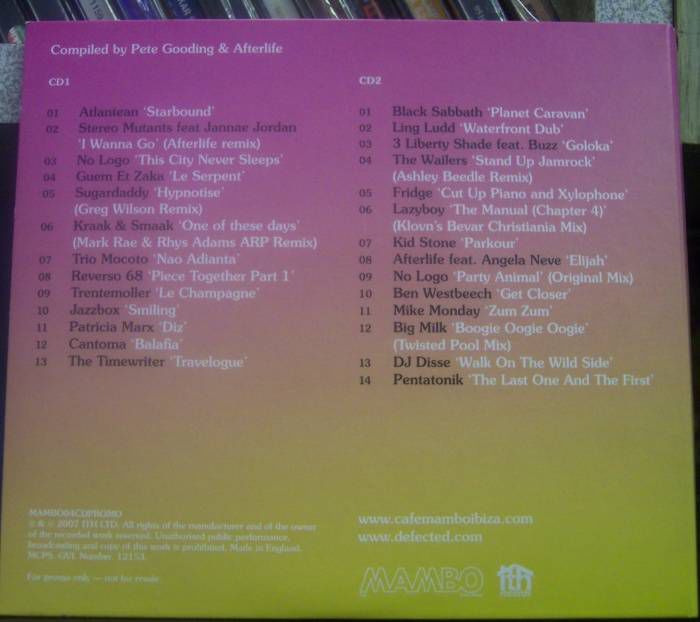 CAFE MAMBO - IBIZA 2007  2CD 2.EL