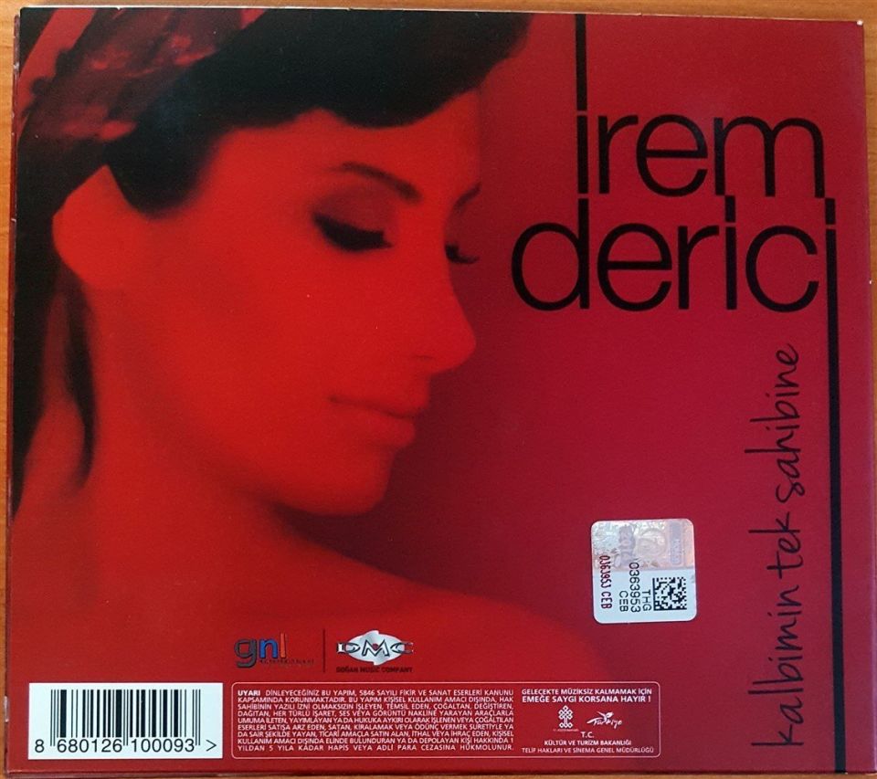İREM DERİCİ - KALBİMİN TEK SAHİBİNE SINGLE - CD 2.EL
