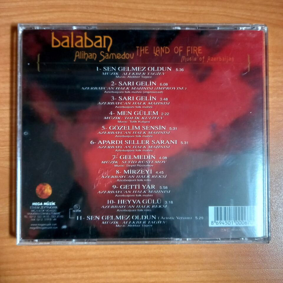 ALİHAN SAMEDOV – THE LAND OF FIRE / MUSIC OF AZERBAİJAN (1997) - CD 2.EL