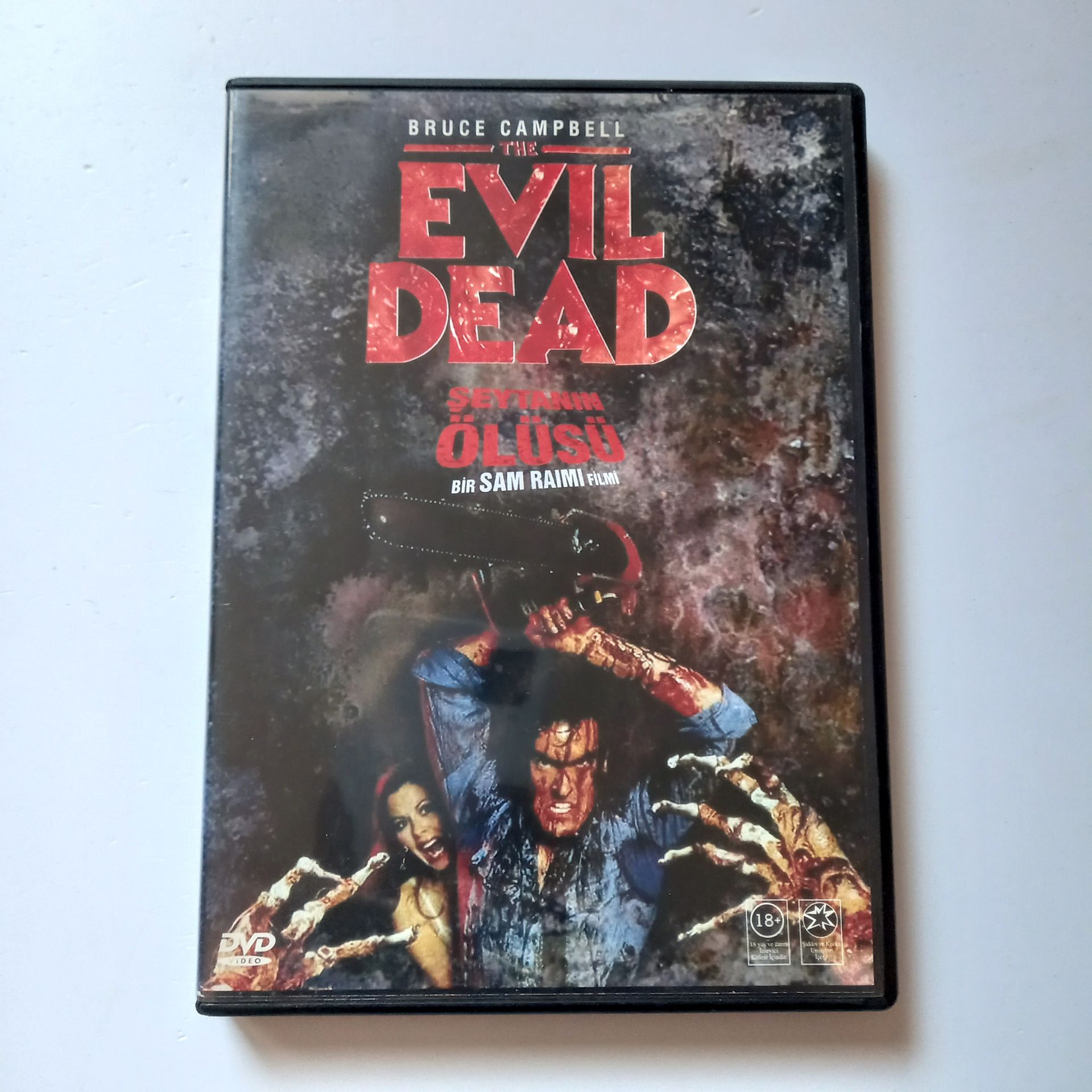 ŞEYTANIN ÖLÜSÜ - THE EVIL DEAD - BRUCE CAMPBELL, ELLEN SANDWEISS, YÖN.: SAM RAIMI - DVD 2.EL