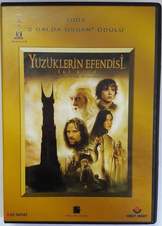 YÜZÜKLERİN EFENDİSİ İKİ KULE - THE LORD OF THE RINGS THE TWO TOWERS - 2DVD 2.EL