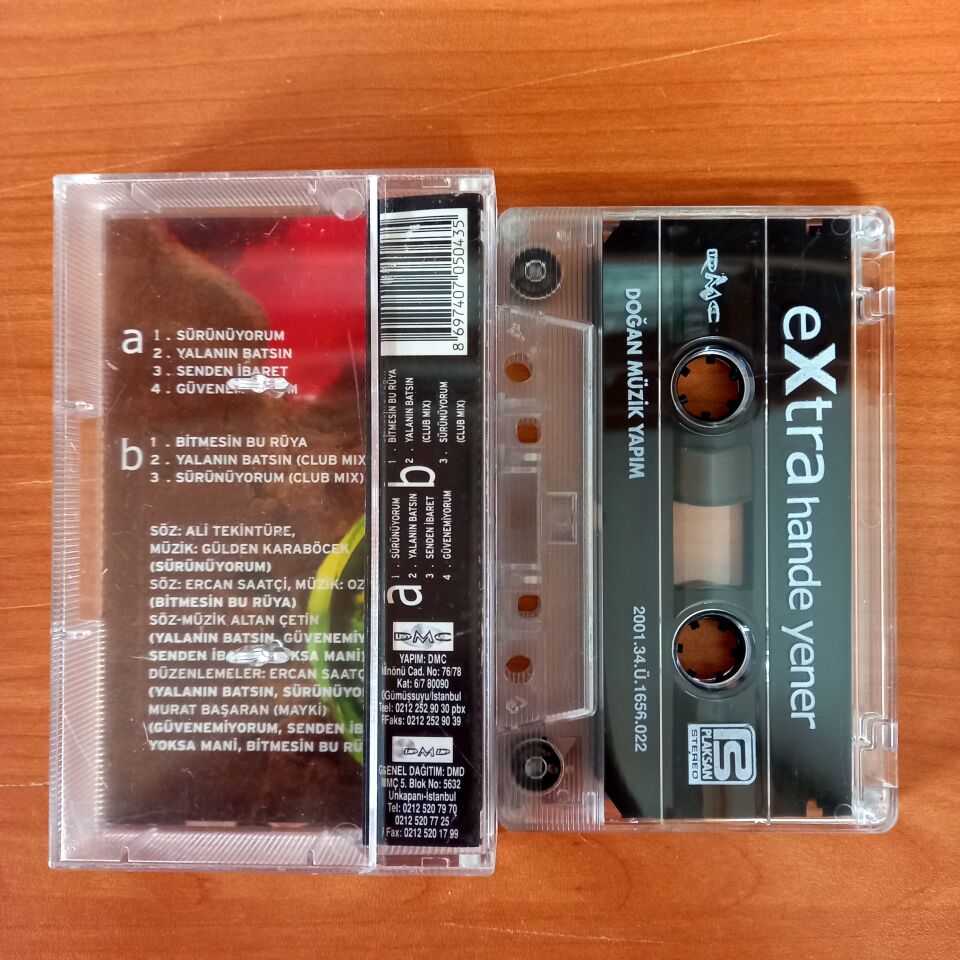 HANDE YENER - EXTRA (2001) - KASET 2.EL