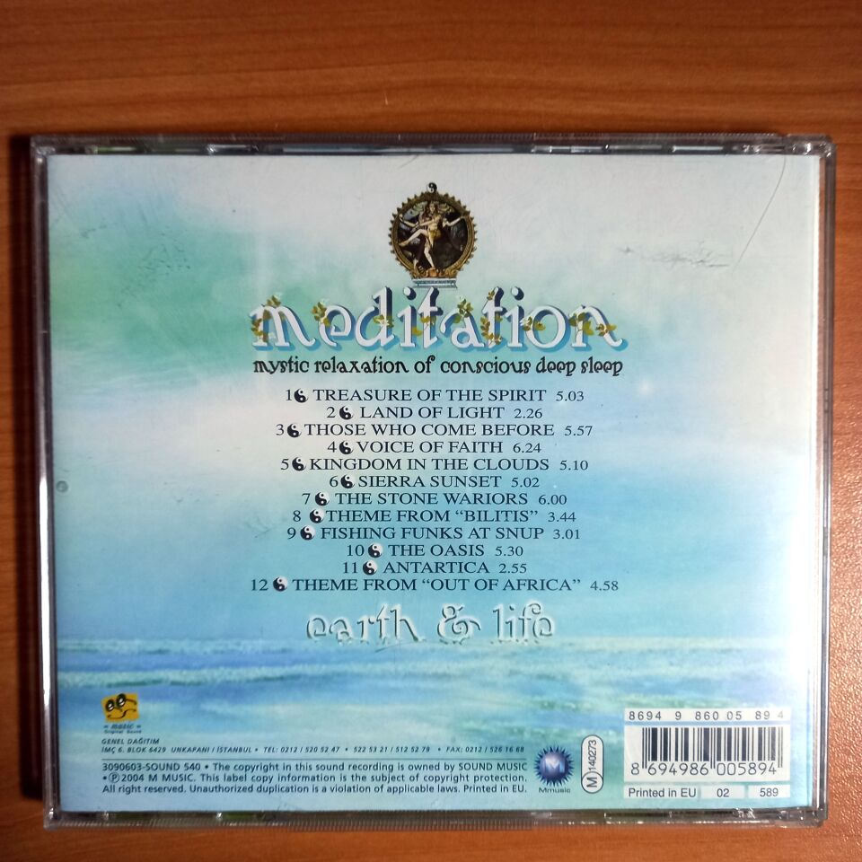 MEDITATION - MYSTIC RELAXATION OF CONSCIOUS DEEP SLEEP (2004) - CD 2.EL