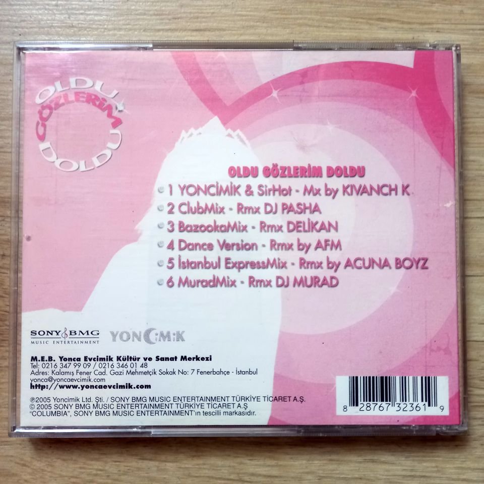 YONCİMİK [YONCA EVCİMİK] – OLDU, GÖZLERİM DOLDU (2005) - CD 2.EL