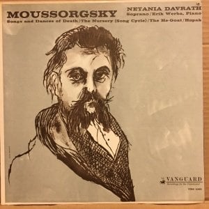 MOUSSORGSKY - SONGS AND DANCES OF DEATH / THE NURSERY/THE HE GOAT/HOPAK , NETANIA DAVRATH - LP 2.EL PLAK
