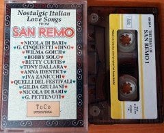 SAN REMO - THE BEST OF 1 (1991) PLAKSAN CASSETTE MADE IN TURKEY ''USED'' PAPER LABEL