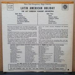 THE JAY GORDON CONCERT ORCHESTRA - LATIN AMERICAN HOLIDAY - LP 2.EL PLAK