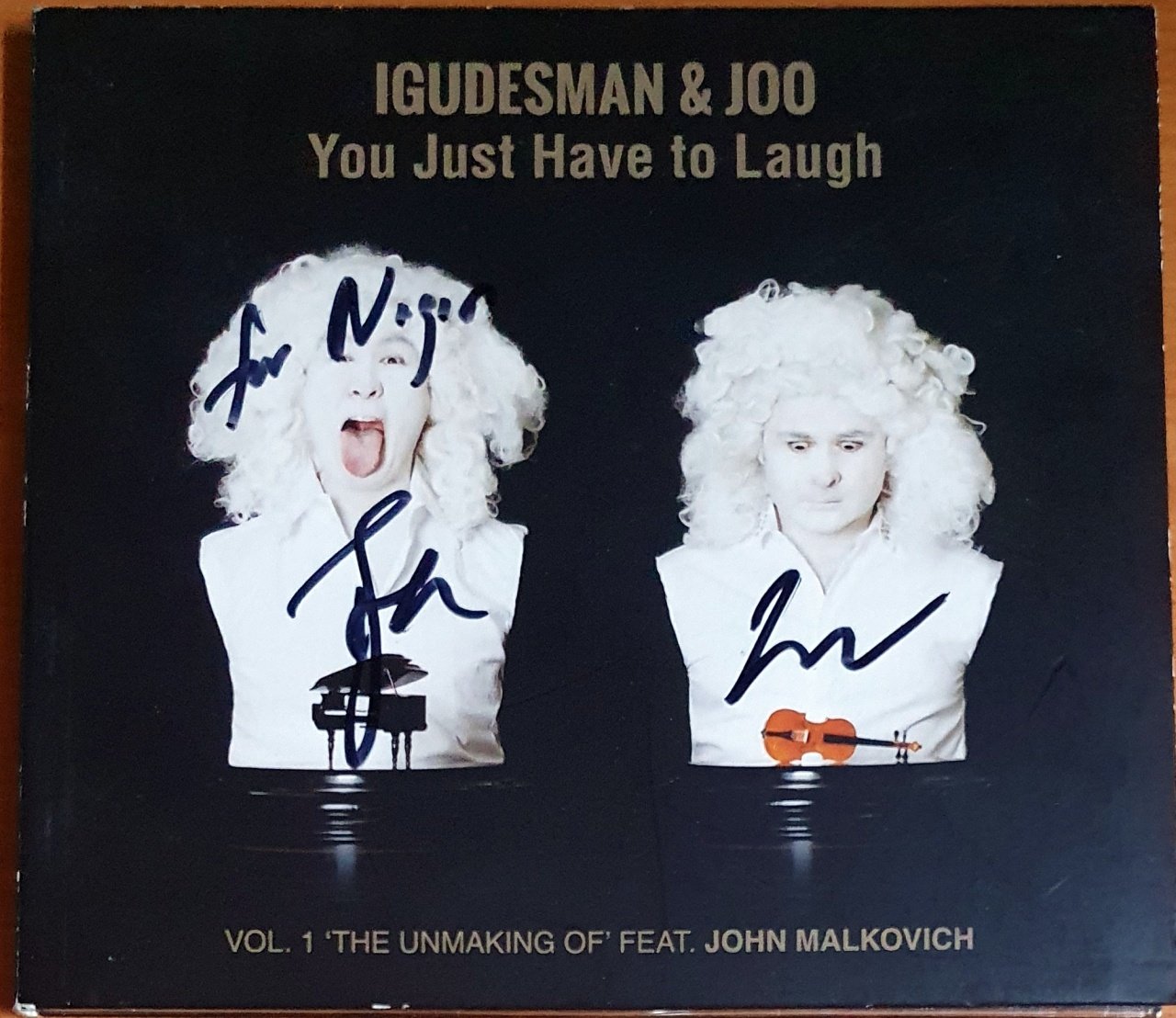 IGUDESMAN & JOO - YOU JUST HAVE TO LAUGH (2016) - CD İMZALI 2.EL