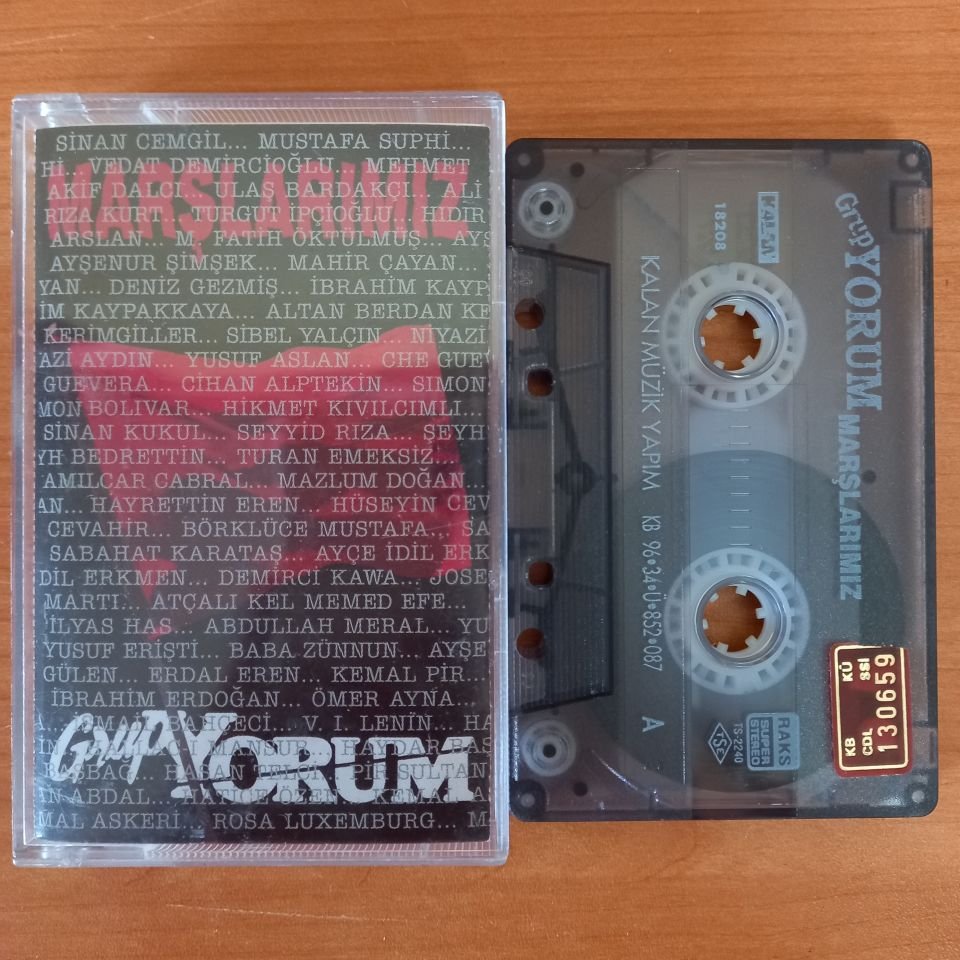 GRUP YORUM - MARŞLARIMIZ (1996) - KASET 2. EL