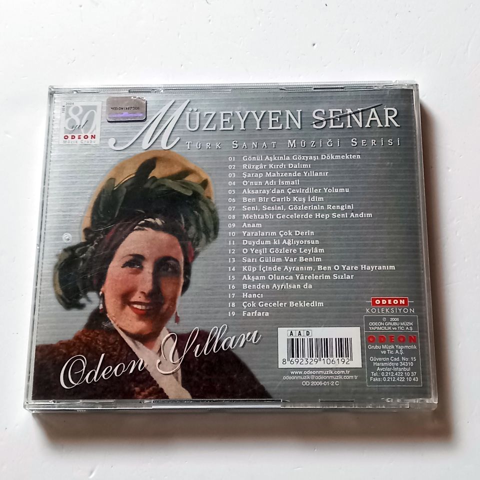 MÜZEYYEN SENAR - ODEON YILLARI - CD ODEON KOLEKSİYON 2.EL