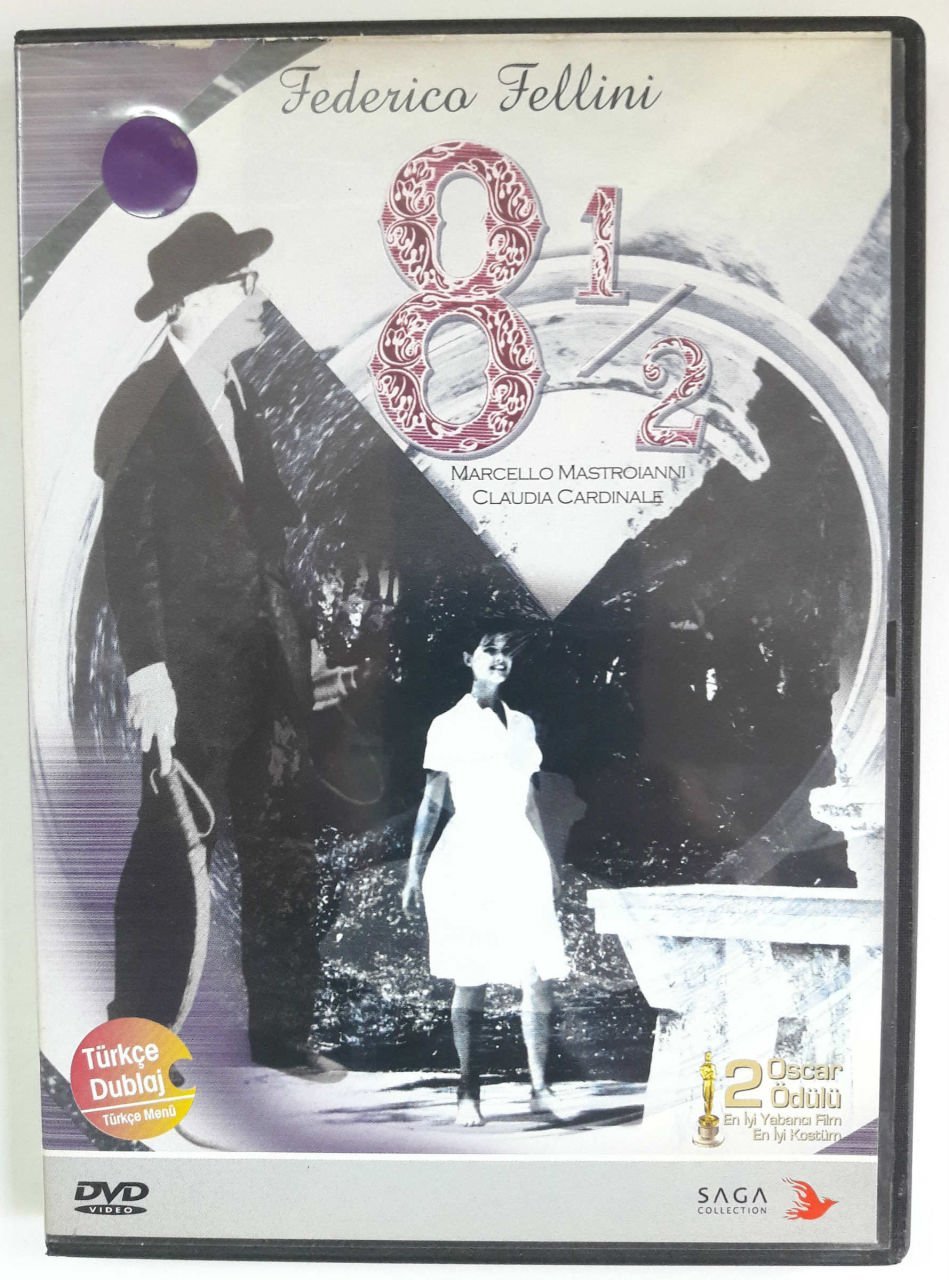 8 ½ - MARCELLO MASTROIANNI - CLAUDIA CARDINALE - FEDERICO FELLINI - DVD SIFIR