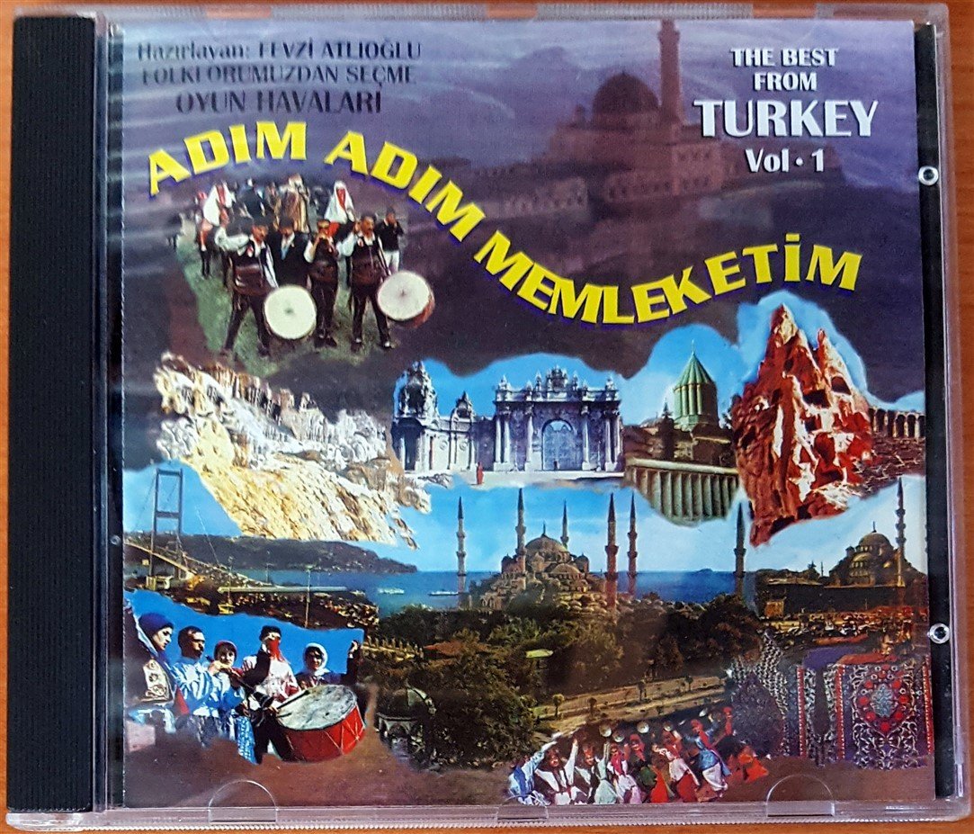 THE BEST FROM TURKEY VOL-1 - ADIM ADIM MEMLEKETİM CD 2.EL