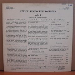 STRICT TEMPO FOR DANCERS... - HAROLD SMART - LP 2.EL PLAK