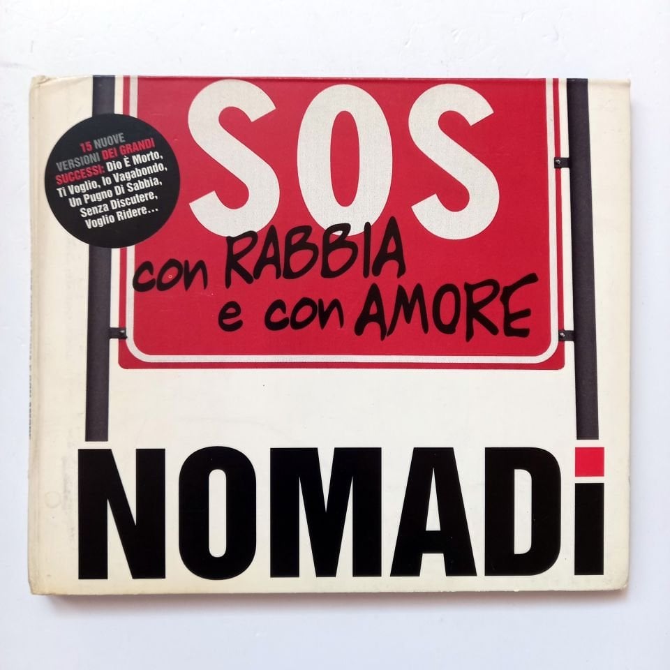 NOMADI – SOS CON RABBIA E CON AMORE (1999) - CD ITALIAN POP ROCK FOLK ROCK DIGIPACK 2.EL