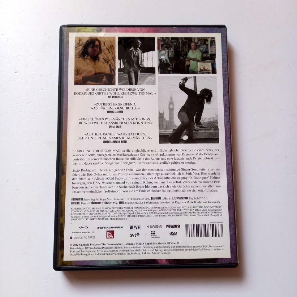 SEARCHING FOR SUGAR MAN - BİYOGRAFİ, YÖN.: MALIK BENDJELLOUL - DVD 2.EL TR ALTYAZI YOKTUR