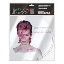 DAVID BOWIE - ALADDIN SANE - OFFICIALY LICENSED RECORD SLIP MAT - PİKAP KEÇESİ
