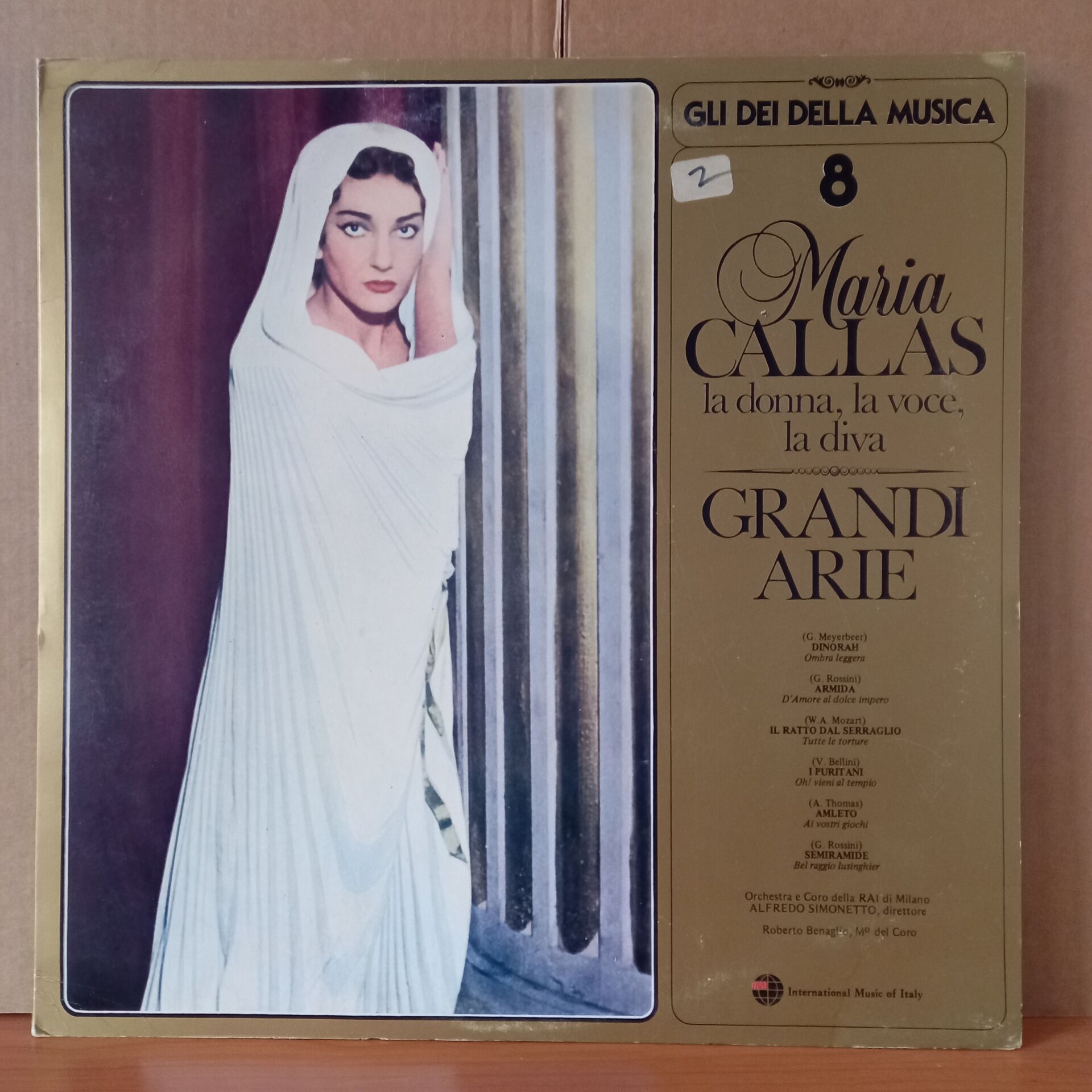MARIA CALLAS – GRANDI ARIE / MEYERBEER, ROSSINI, MOZART, BELLINI, THOMAS (1981) - LP 2.EL PLAK